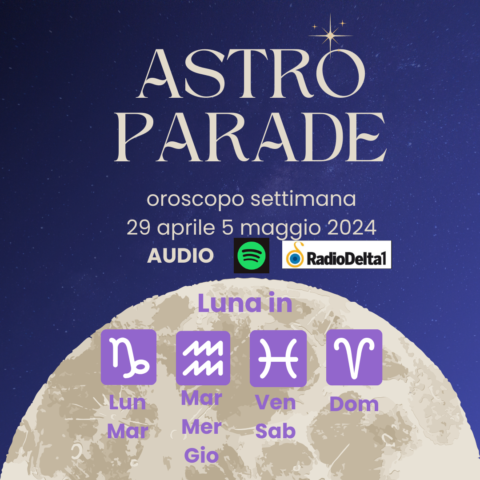 oroscopo lunare settimana 29 aprile 5 maggio 2024 Spotify