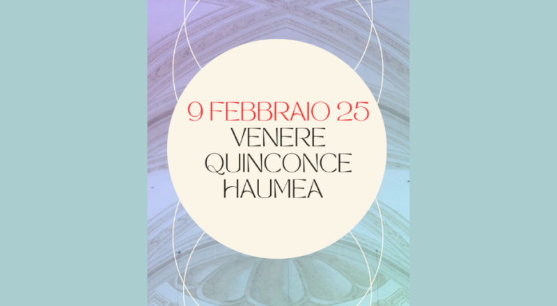 quinconce Venere Haumea