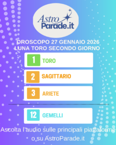 oroscopo 27 gennaio 2026