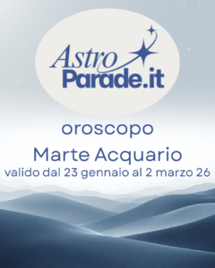 oroscopo marte acquario 2026
